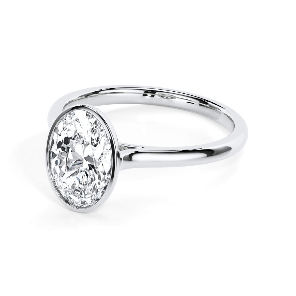 White Gold - Oval