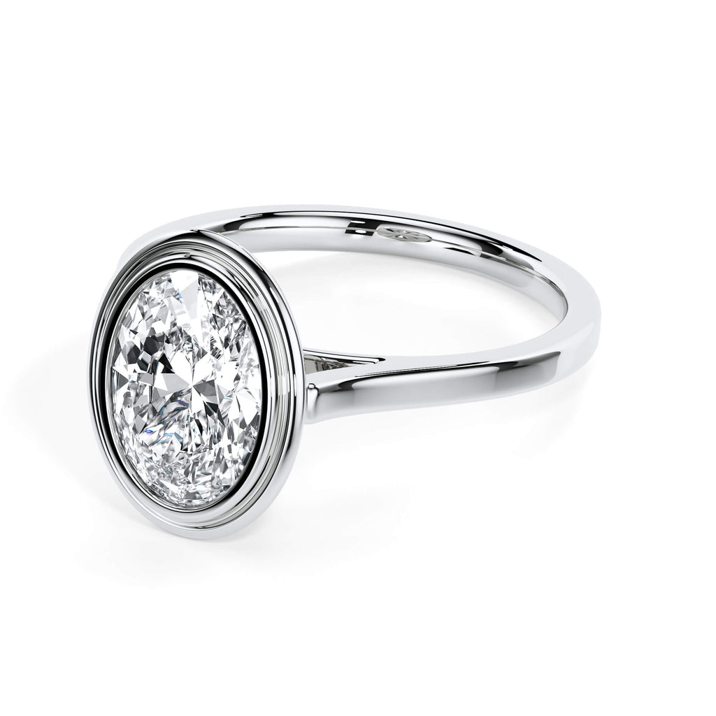 White Gold - Oval